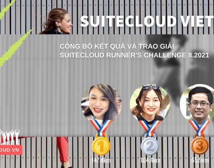 Tổng kết trao giải SuiteCloud Sport Challenge tháng 8/2021