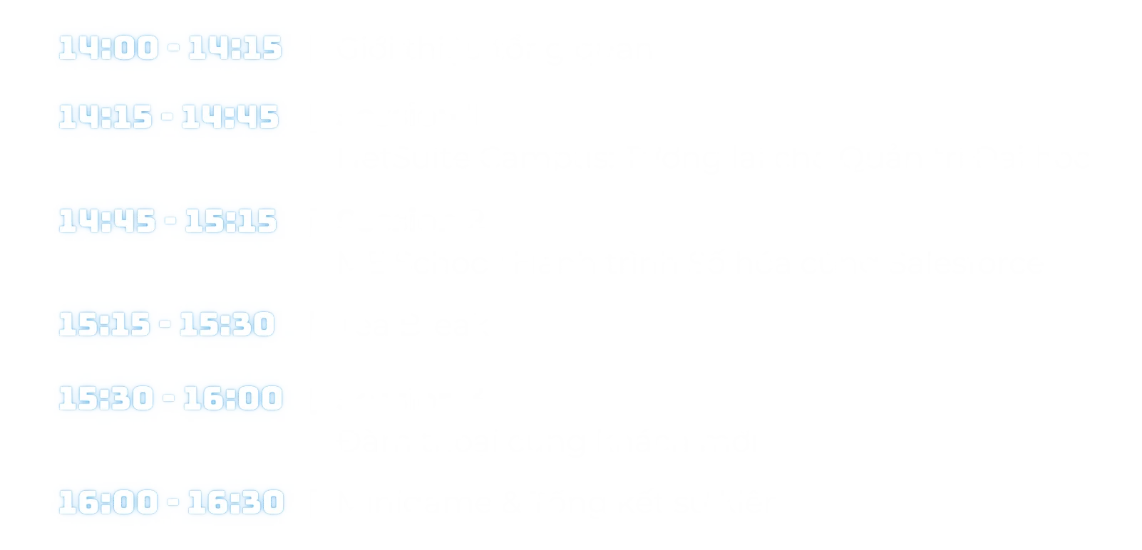 Agenda Giải pháp công nghệ 4.0